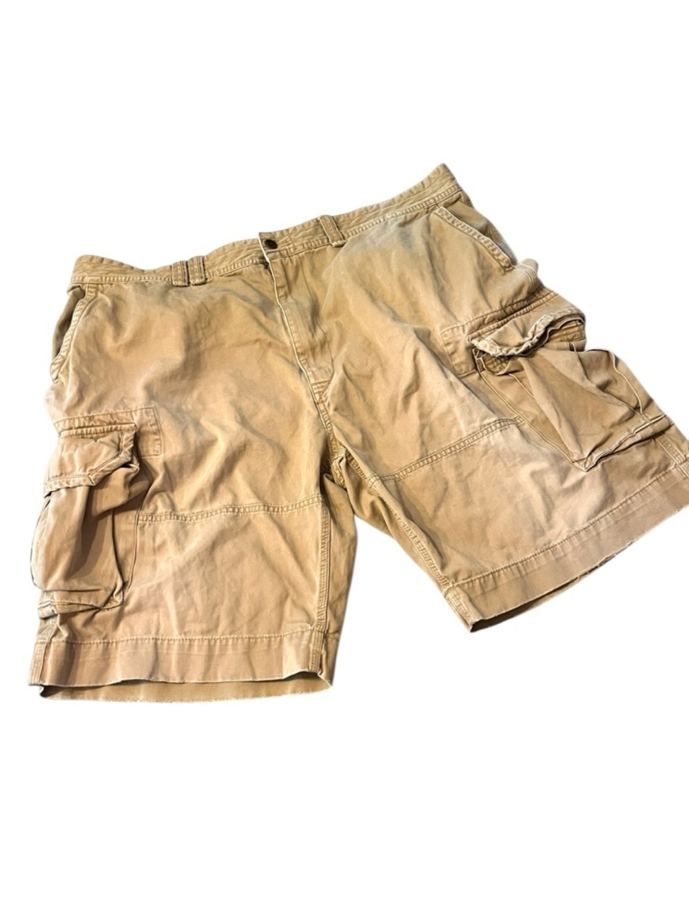 Vintage Polo by Ralph Lauren Men's Tan Cargo Shorts Y2K Sz 44T